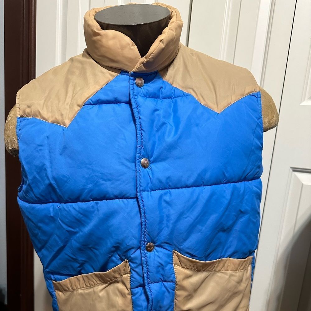 Miller Outerwear Denver Colorado Button Down Mens Large Puffer Vest